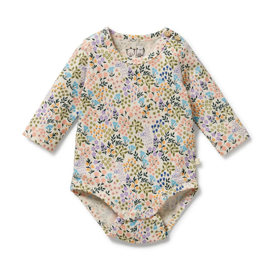 Organic Bodysuit - Tiny Bloom