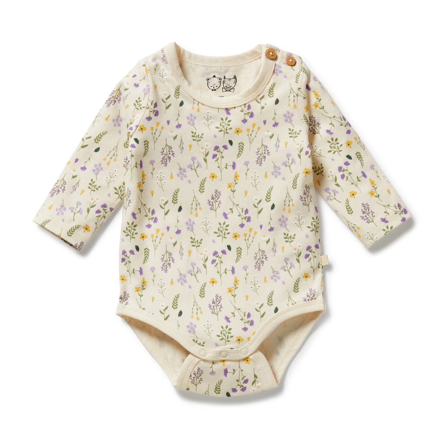 Organic Bodysuit - Bella Floral