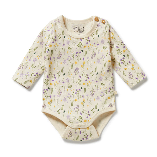 Organic Bodysuit - Bella Floral