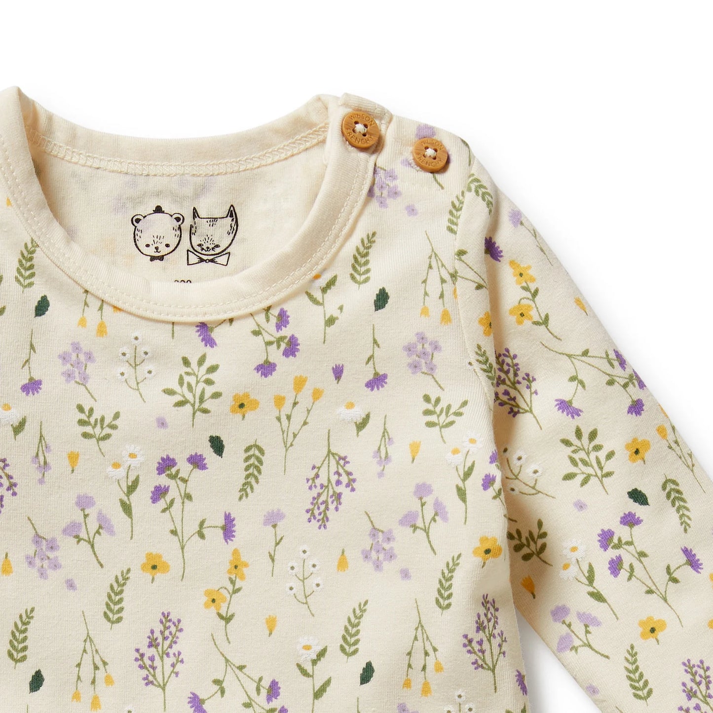 Organic Bodysuit - Bella Floral