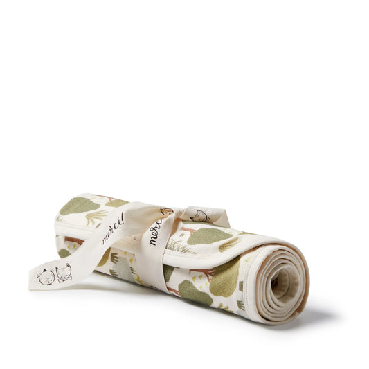 Organic Bunny Rug - Little Trees