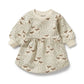 Organic Terry Sweat Dress - Trixie Horse