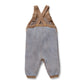Coco And Blue Speckle Organic Knitted Overall