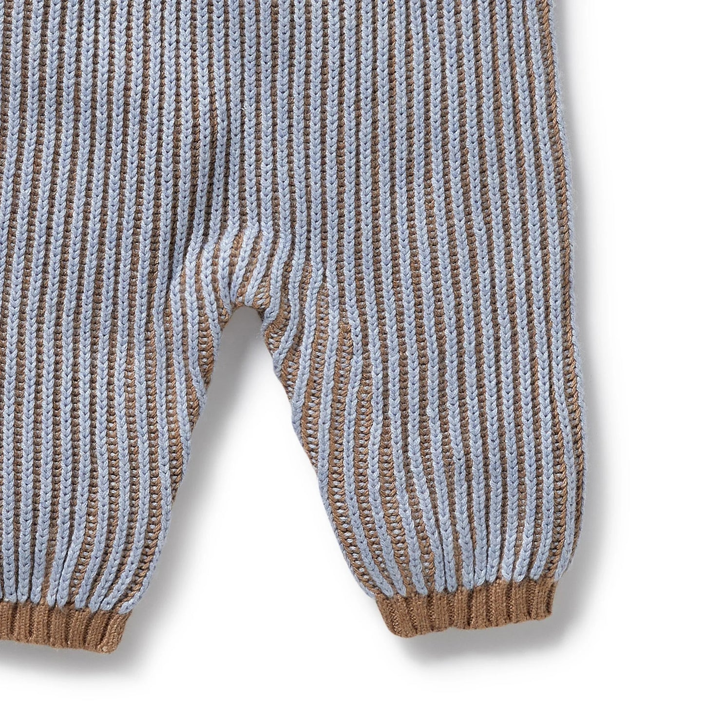 Coco And Blue Speckle Organic Knitted Overall