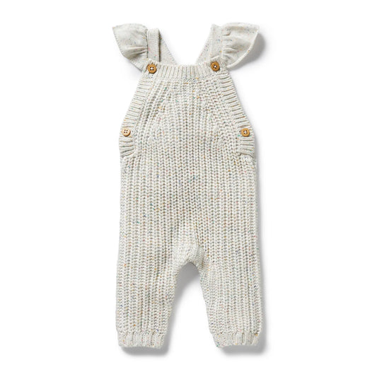 Knitted Ruffle Overalls - 100's & 1000's