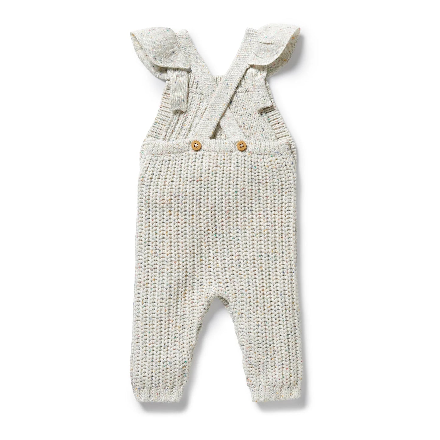 Knitted Ruffle Overalls - 100's & 1000's