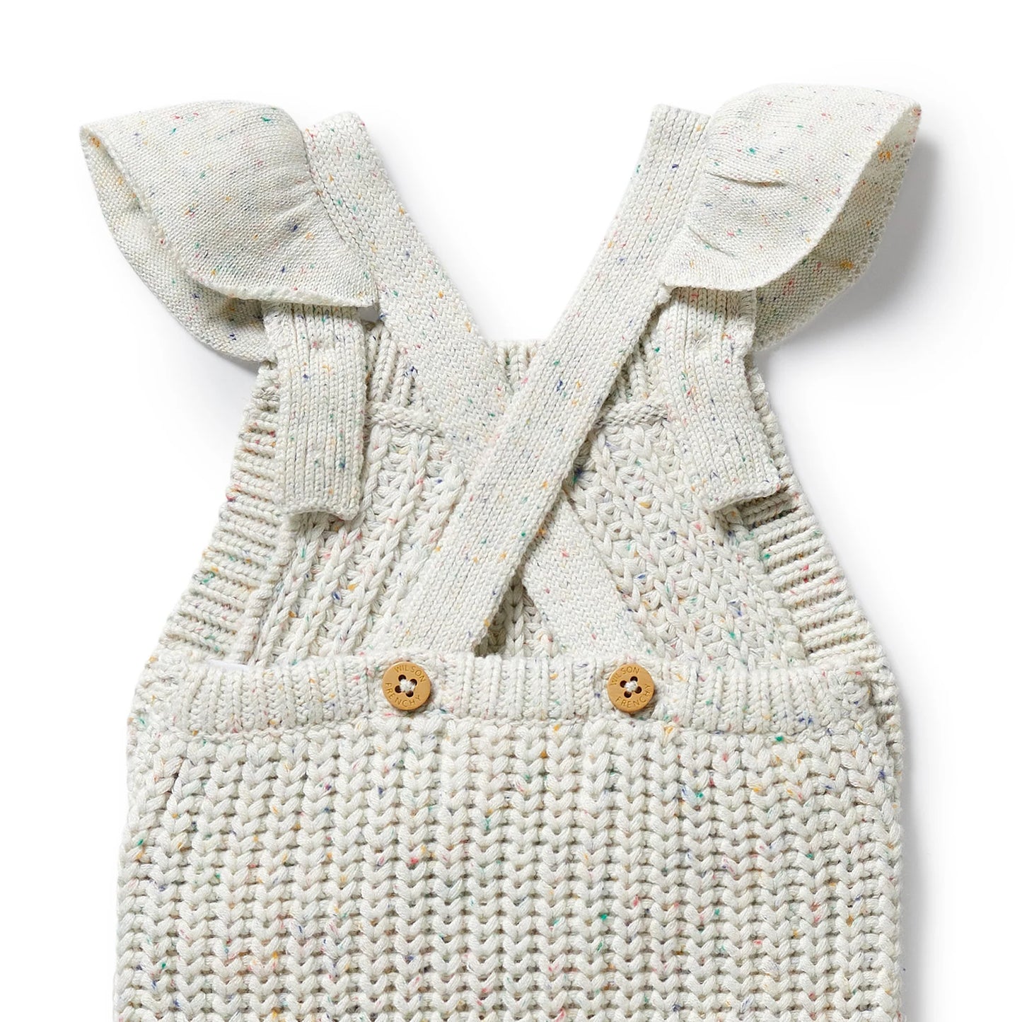Knitted Ruffle Overalls - 100's & 1000's