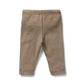Organic Rib Leggings - Walnut