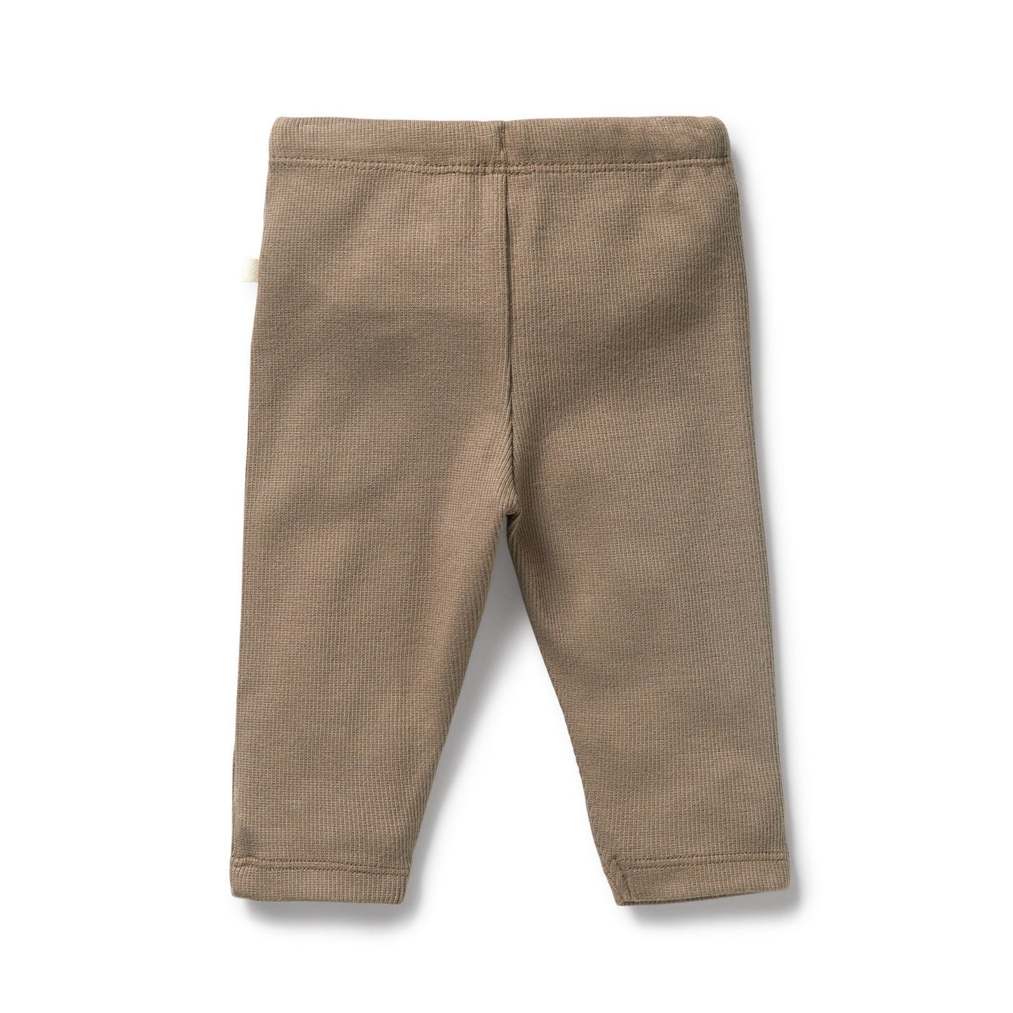Organic Rib Leggings - Walnut