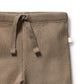 Organic Rib Leggings - Walnut