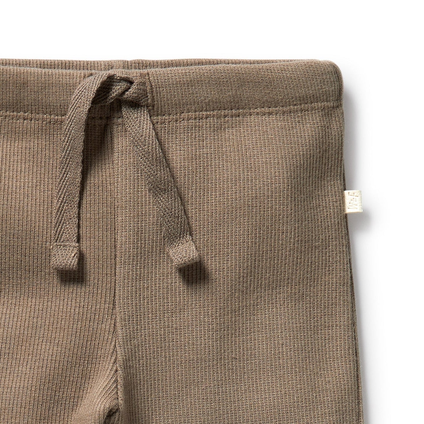 Organic Rib Leggings - Walnut