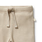 Organic Rib Leggings - Biscuit