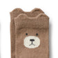 Organic 4Pkt Baby Socks Buttermilk, Oat, Cloud, Walnut