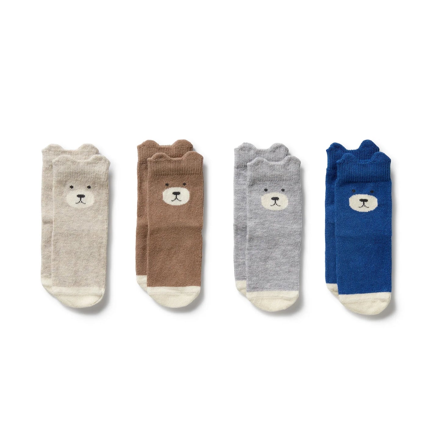 Organic 4Pkt Baby Socks