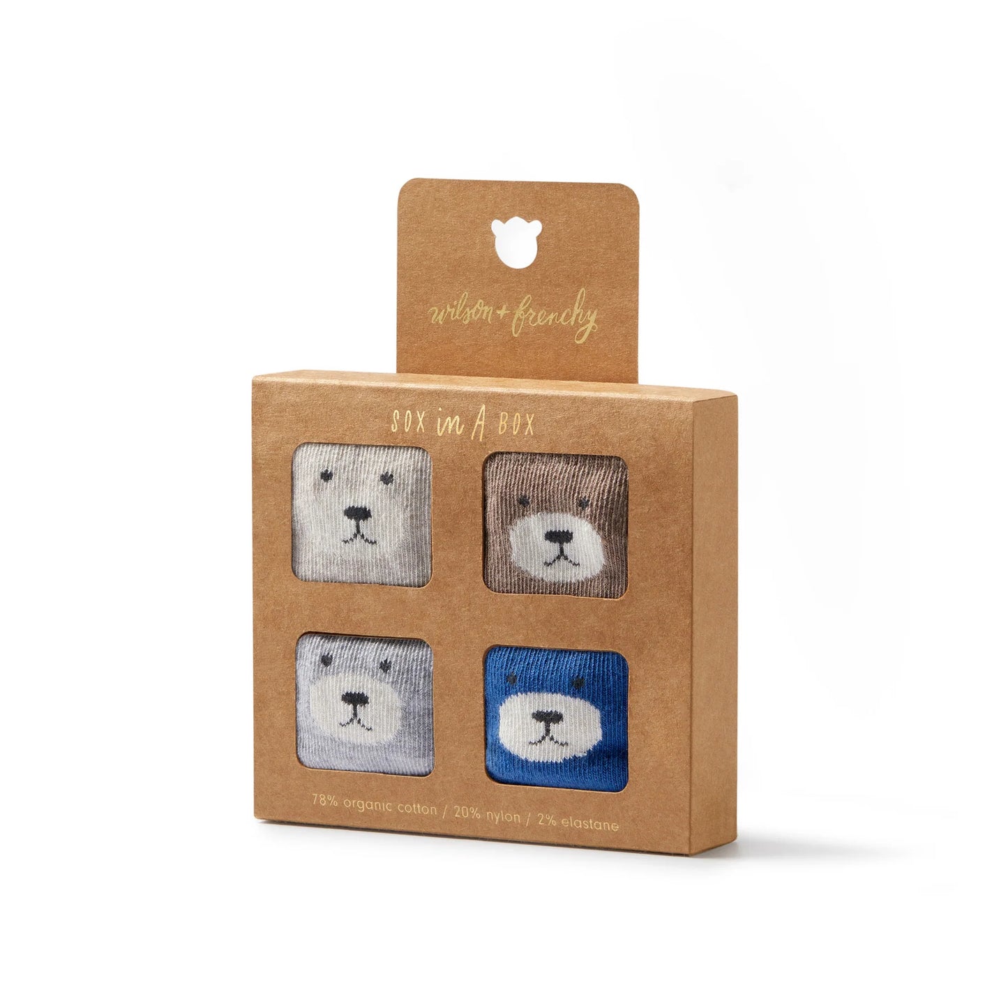 Organic 4Pkt Baby Socks