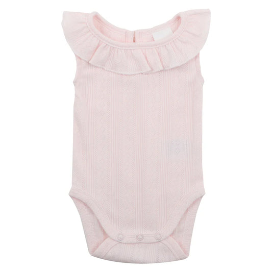Pointelle S/less Bodysuit - Pink