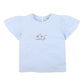 Piccolina  Sunglasses Tee - Soft Blue