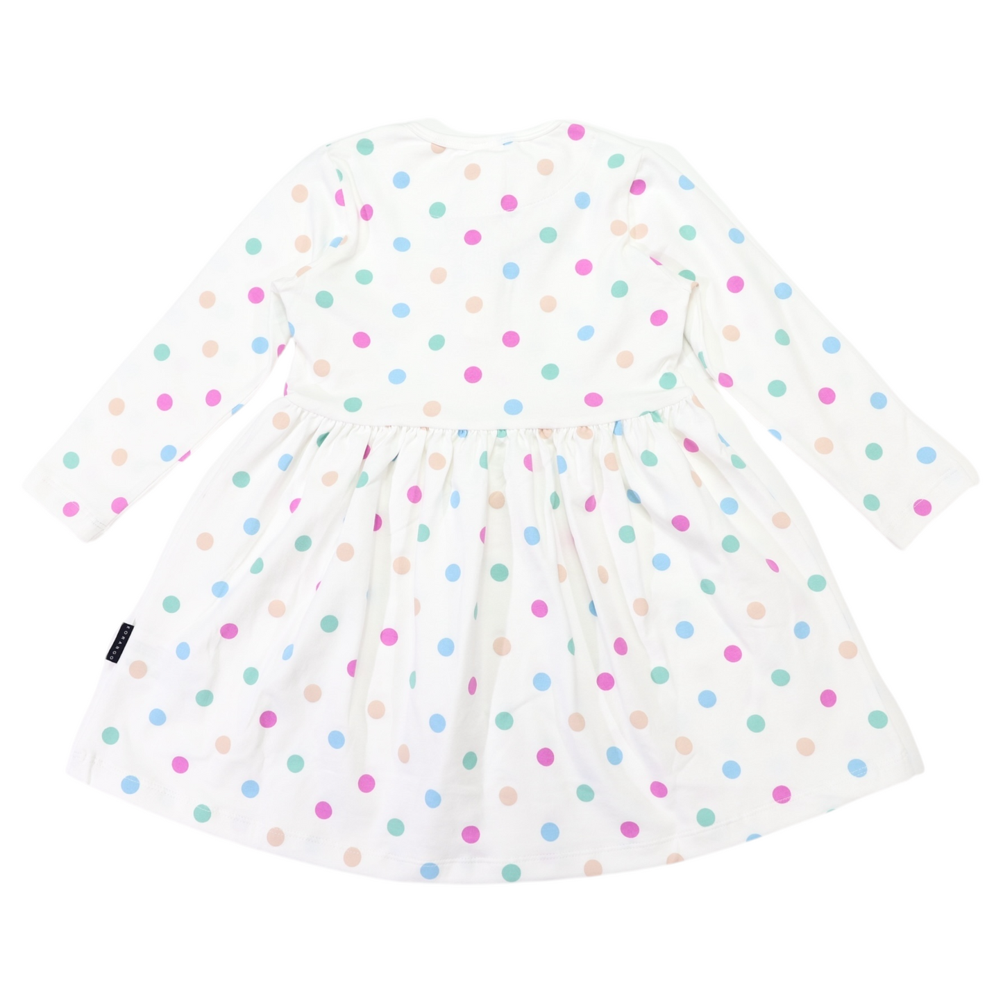 Polkadot Cotton Dress - Cream
