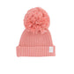 Knitted Pom Beanie - Strawberry
