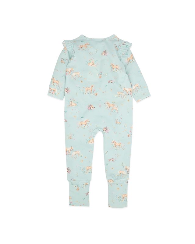 Winnie Print  L/S Zipsuit