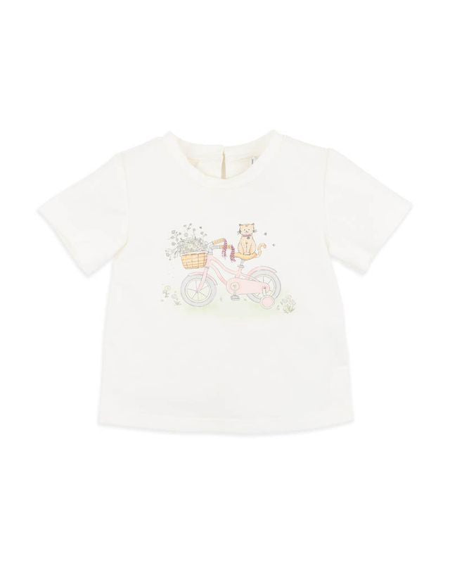 Tess Bicycle Tee - Cloud