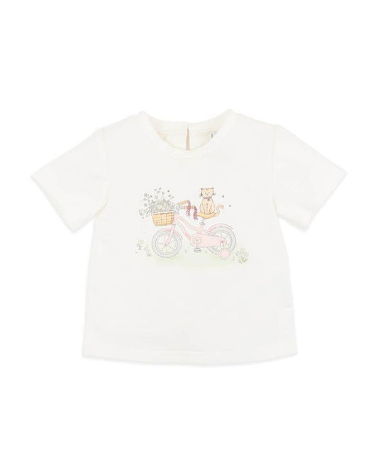Tess Bicycle Tee - Cloud