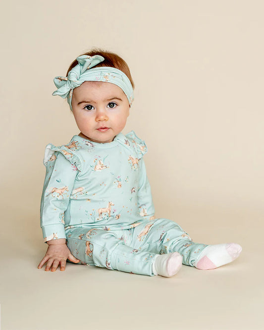 Winnie Print  L/S Zipsuit