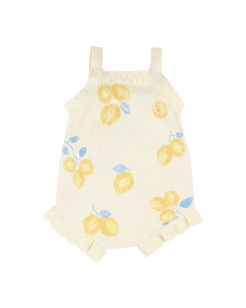 Piccolina Lemon Bodysuit - Lemon Drop
