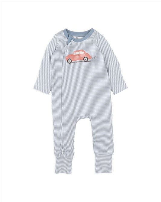 Alvin Stripe L/S Zipsuit