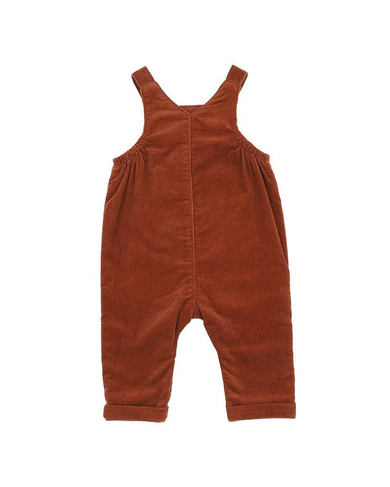 Toby cord Overalls - chestnut