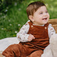 Toby cord Overalls - chestnut