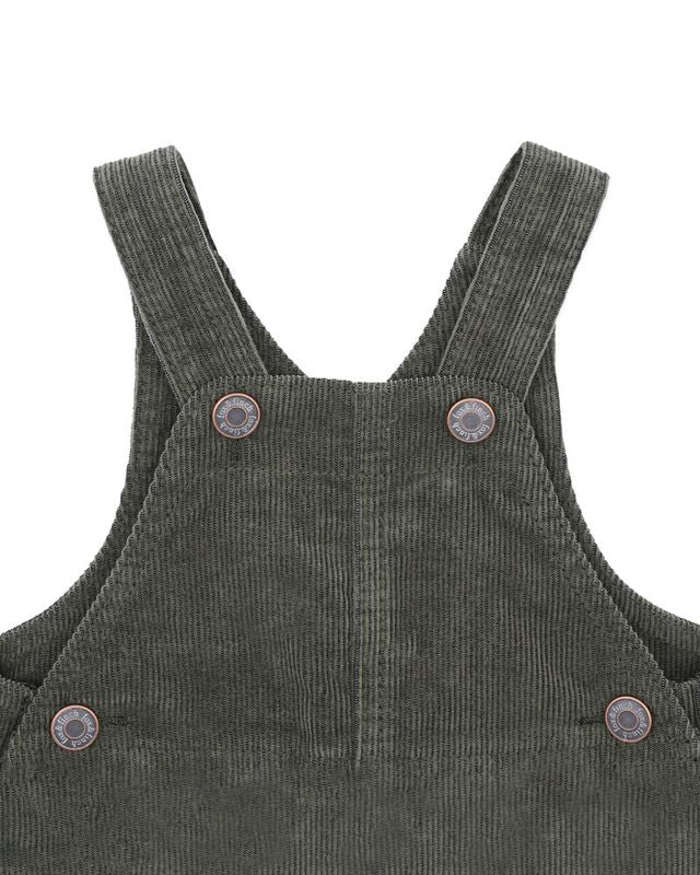 Cord Overalls - Forest Green