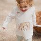 Winnie Pony  L/S Tee - Cream