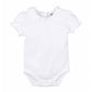 Girls Lace Collar S/S Bodysuit- Cloud
