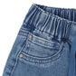Pull On Denim Shorts - Indigo