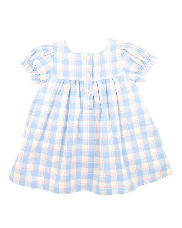 Bonnie Embroidered Dress - Bonnie Check
