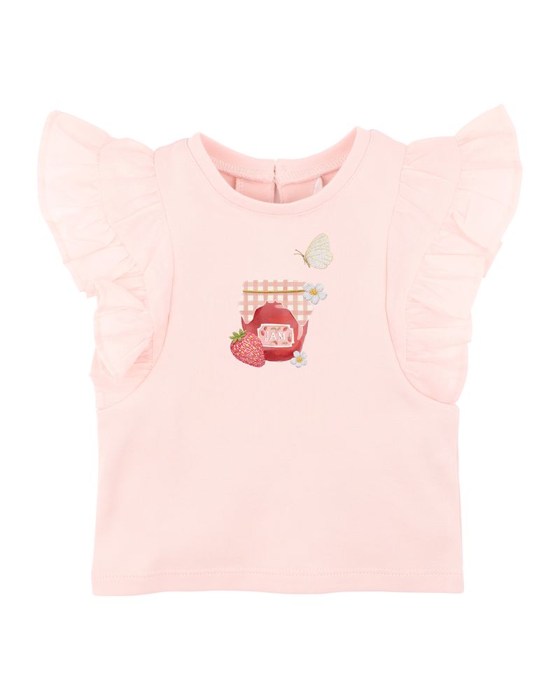 Poppy Jam Tee - Crystal Pink