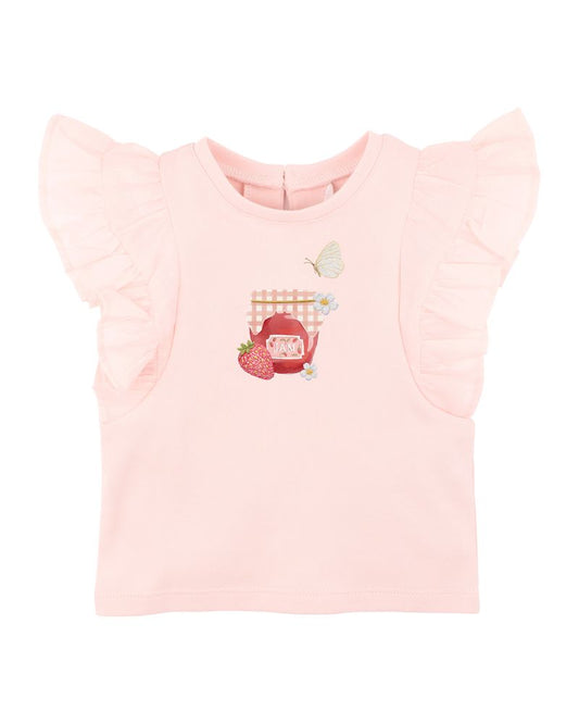 Poppy Jam Tee - Crystal Pink