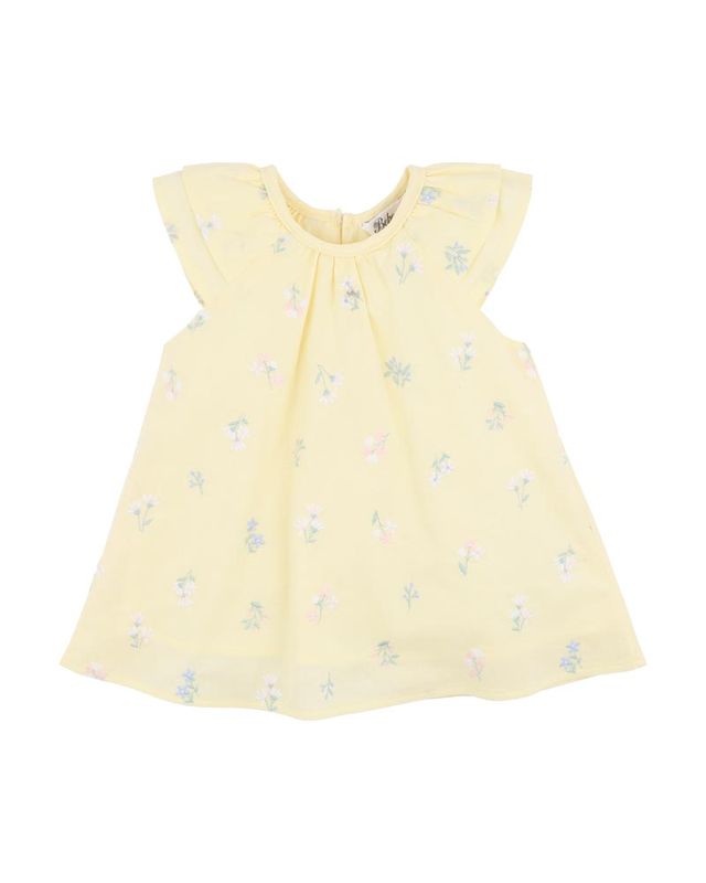 Bonnie Embroidered Dress - Yellow
