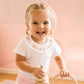 Willa Emb. Collar Bodysuit - Cloud