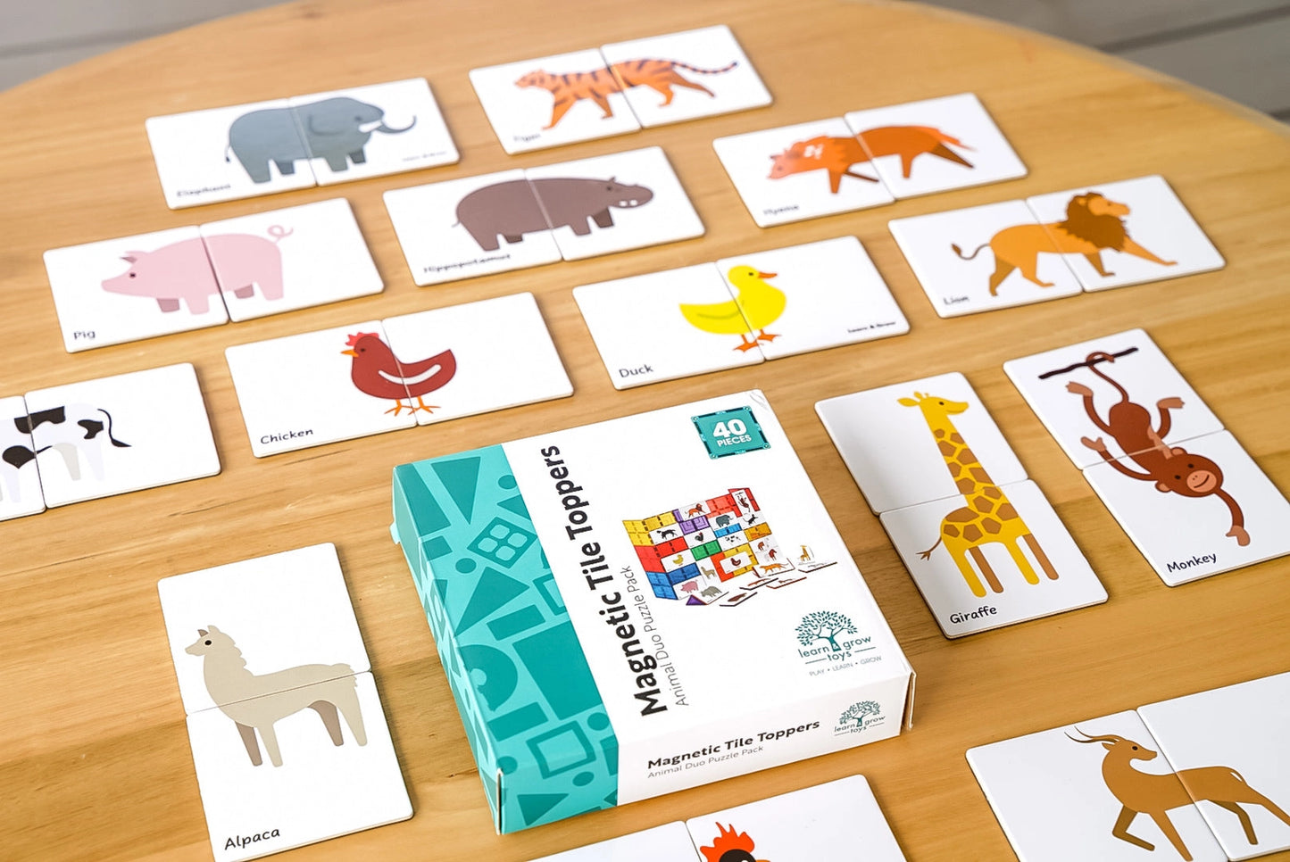 Magnetic Tiles Topper - Animal Duo Pack