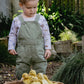 Isaac Cord Overalls - Sage Green