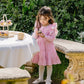 Lyla Gingham Dress - Coral Gingham
