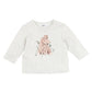 Mateo Bear Tee - Lt Grey Marl
