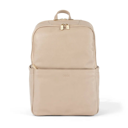 Multitasker Nappy Backpack - Oat Vegan Leather