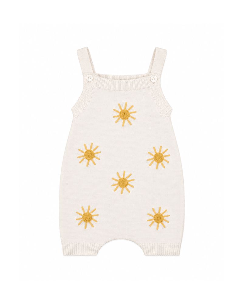 Scout Knitted Overalls - Cream