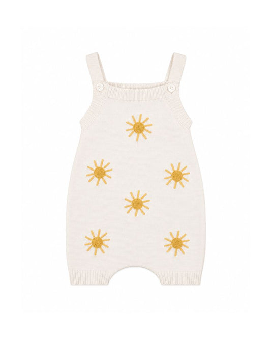 Scout Knitted Overalls - Cream