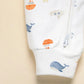 Organic Cotton Growsuit - Sea