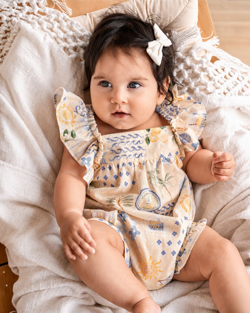 Piccolina Frills Bodysuit - Piccolina Print