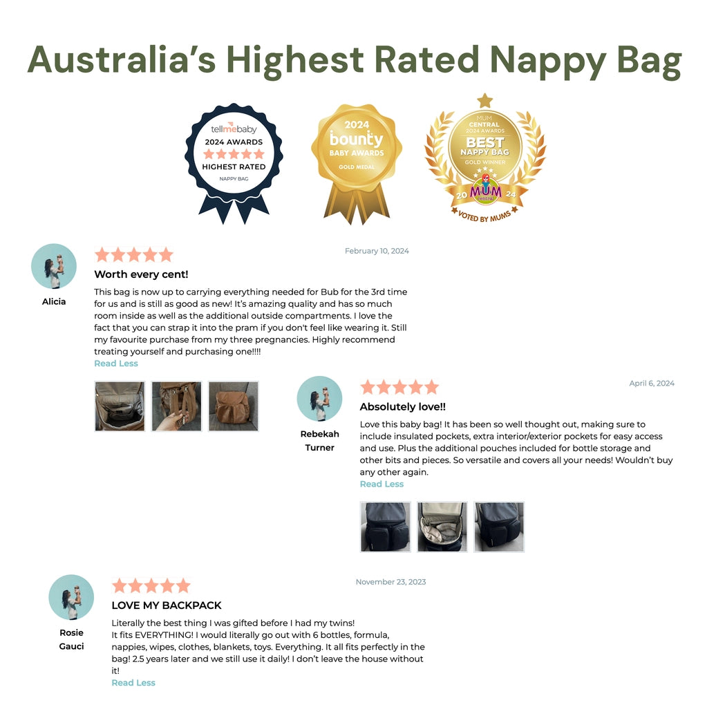 Signature Nappy Backpack - Sage Neoprene